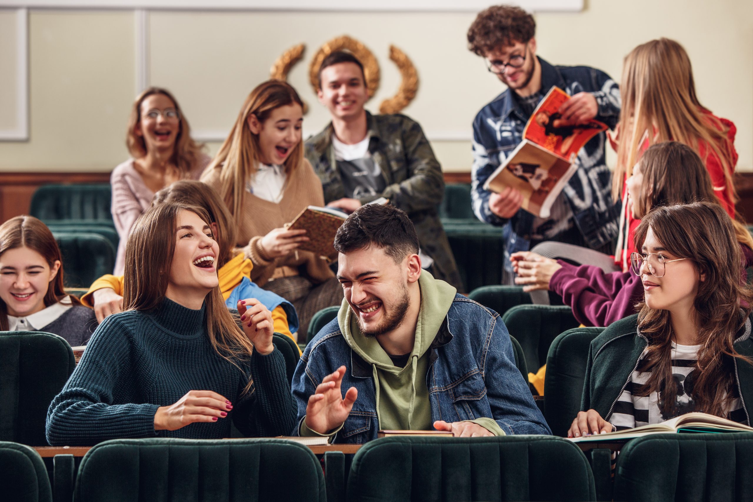 Cheerful Students